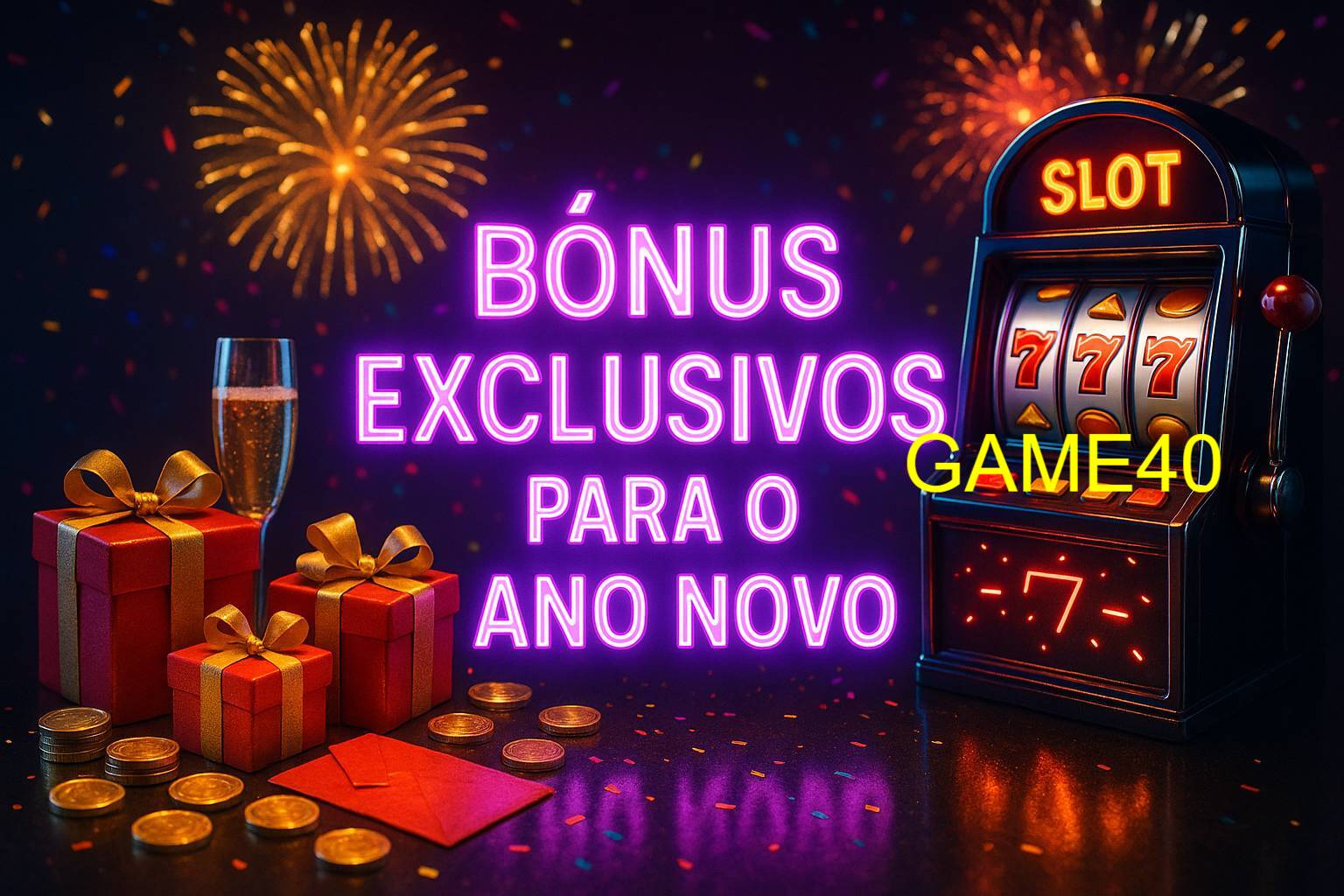 Promoções de Ano Novo no GAME40